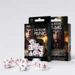 LOT DE 7 DES- CLASSIC RUNIC- BLANC ET ROUGE