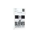JUST SLEEVES - JAPANESE SIZE BLACK (60 SLEEVES)