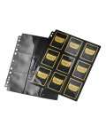 FEUILLE DE CLASSEUR DRAGON SHIELD 9P NOIRE