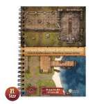 LIVRE PLATEAU DE JEU : EDITION HEROIC FANTASY EXTERIEUR (305X420 MM) TAILLE XL - COUVERTURE RIGIDE