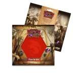 PISTE DE DES - RED DRAGON V2 - 19 X 19 CM - CUIR ET VELOURS