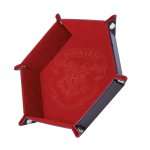 PISTE DES POUDLARD ROUGE 19X19 CUIR ET VELOURS