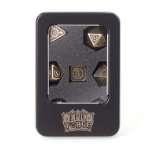 LOT 7 DES METAL 14MM GEAR GOLD