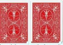 BICYCLE DOUBLE DOS ROUGE/ROUGE