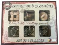 COFFRET 6 CASSES TETES RETRO