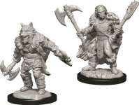 MALE HALF-ORC BARBARIANN - D&D NOLZUR'S MARVELOUS MINIATURES