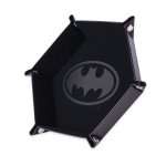 PISTE DES BATMAN NOIRE 19X19 CUIR ET VELOURS