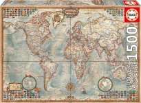 1500P LE MONDE CARTE POLITIQUE