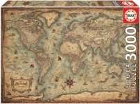 3000P CARTE DU MONDE