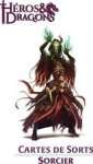 HEROS & DRAGONS - CARTES DE SORTS SORCIER