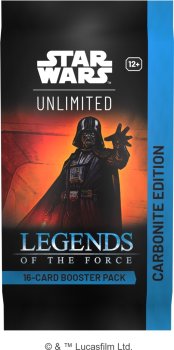 1 BOOSTER CARBONITE LEGENDS OF THE FORCE (ANGLAIS)