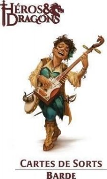 HEROS & DRAGONS - CARTES DE SORTS BARDE