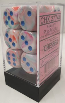12D6 FESTIVE POP ART/BLEU