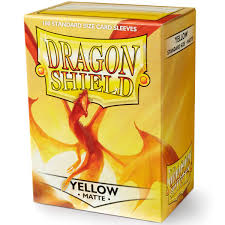 100P JAUNE MATTE DRAGON SHIELD