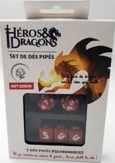 HEROS & DRAGONS - SET DE DES PIPES 