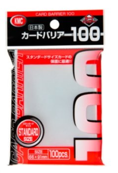 KMC STANDARD SLEEVES - CARD BARRIER 100 (100 SLEEVES)
