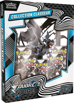 Portfolio(A4) + 5 boosters Foudre Noire Pokemon