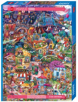 1000P HAPPY TOWN GOOD EVENING