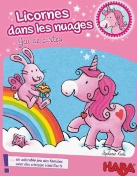 CARTES LICORNE DANS LES NUAGES