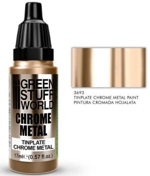 TINPLATE FER-BLANC CHROME METAL 17ML