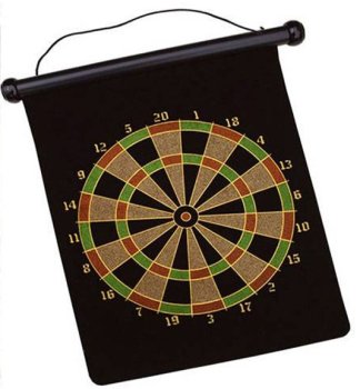 CIBLE VELOURS REVERSIBLE +38CM