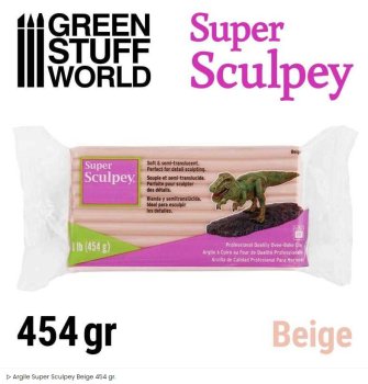 Super Sculpey Beige 454 gr.