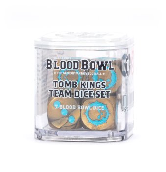 Tomb Kings Team Dice Set Blood Bowl
