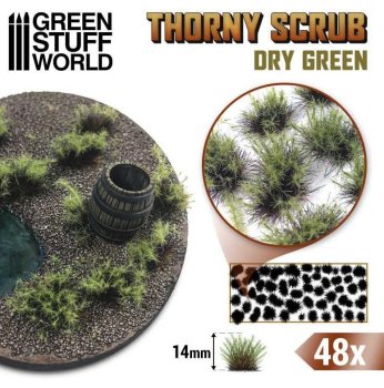 BUISSON EPINEUX DRY GREEN / VERT SEC