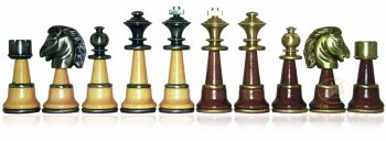PIECES STAUNTON XL HÊTRE/LAITON 12CM