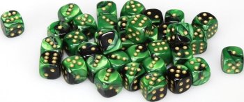 CHX26839 36D6 GEMINI NOIR-VERT / OR