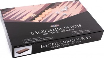 BACKGAMMON BOIS 38CM PLIABLE