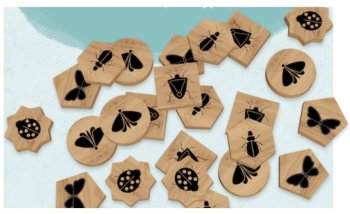 OISEAUX DE PARADIS – Jetons en Bois Deluxe