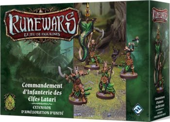 COMMANDEMENT D’INFANTERIE DES ELFES LATARI - AMELIORATION D’UNITE RUNEWARS