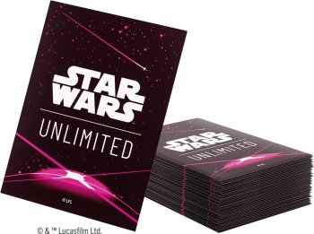 60P CARD BACK MAGENTA STAR WARS UNLIMITED