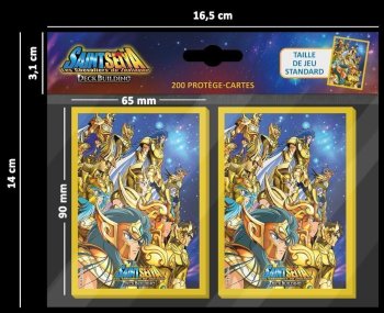 200 SLEEVES GOLD SAINT SEIYA (pochettes)