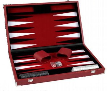 BACKGAMMON PRESTIGE 46CM ROUGE