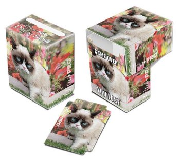 DECKBOX GRUMPY CAT FLOWERS