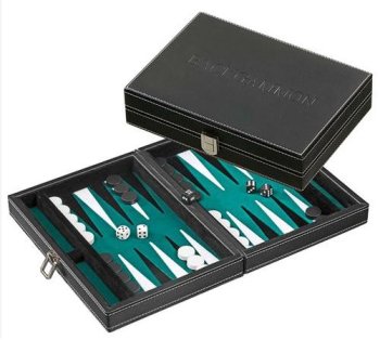 BACKGAMMON MAGNETIQUE PLASTIQUE SIMILICUIR