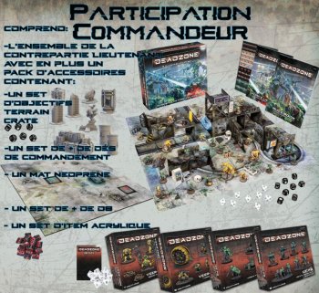DEADZONE 3E EDITION PARTICIPATION COMMANDEUR