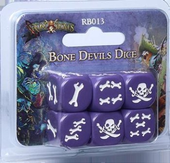 DEMONS OSSEUX SET DE DES - RUM and BONES
