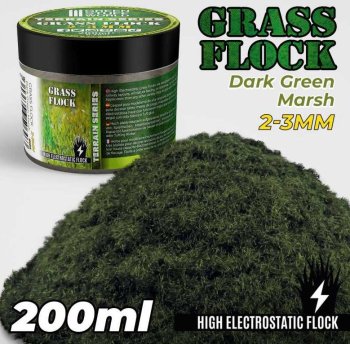 Herbe Statique 2-3mm- DARK GREEN MARSH - 200ml