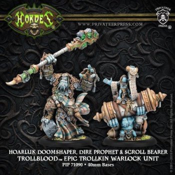 HOARLUK DOOMSHAPER, DIRE PROPHET & SCROLL BEARER - TROLLBLOOD