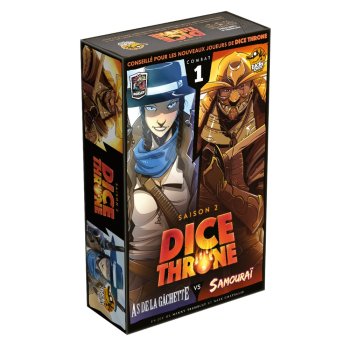 As de la gachette vs Samourai - Dice Throne Saison 2