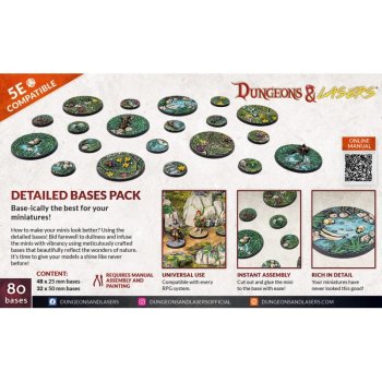 DETAILLED BASES PACK DUNGEONS & LASERS - DECORS