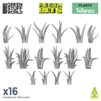Set imprimé en 3D - Herbes hautes