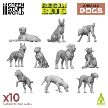 Set imprime en 3D - Chiens