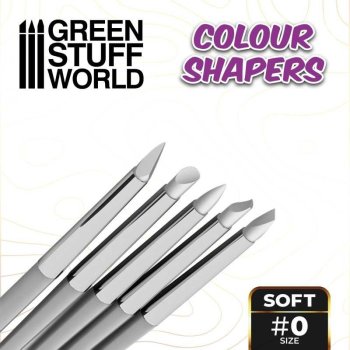 Pinceau Silicone - Colour Shapers TAILLE 0 - BLANC SOUPLE