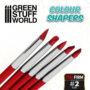 Pinceau Silicone - Colour Shapers TAILLE 2 - EXTRA FERME