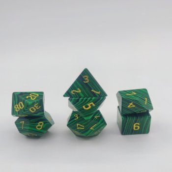 7 DES PIERRE MALACHITE