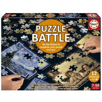 PUZZLE Bataille thème Art (12 puzzles 42 pièces)
